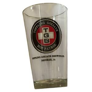 Toppling Goliath Brewing Company Hop‎ Patrol Pint Bar Beer Glass King Pseudo Sue